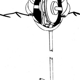 Selbstaufrollende Ankerboje