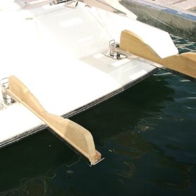 Beiboothalterung drehbar