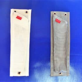 Winschkurbeltasche in weiß oder grau