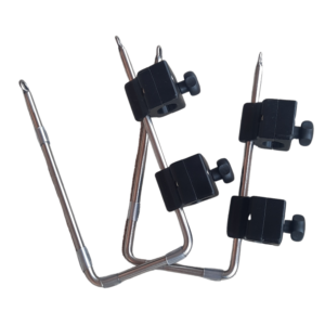Enhance your storage capabilities for the gangway, surfboard, or stand-up paddle. Utilize our specialized railing brackets for secure and hassle-free storage of your equipment.
