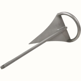 Der Bügelanker aus Edelstahl ist ideal für sandige Untergründe.