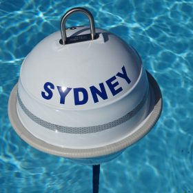 Bootsnamen auf Ankerboje