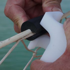 Hülse zu Getränke/Flaschenhalter für Relingsdraht