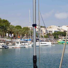 Bootshaken Wantenhalterung