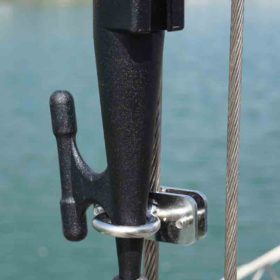 Bootshaken Wantenhalterung