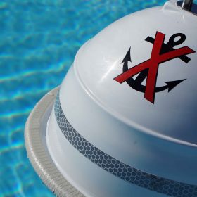 Ankerverbotsaufkleber Ankerboje