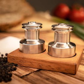 Salz- und Pfefferstreuer in Edelstahl